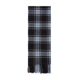 AMAZON HOT SELLER FAUX WOOL BLUE PLAID SCARF SHAWL_CWASC1277