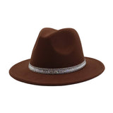 BRITISH STYLE WOOL FEDORA HAT UNISEX RETRO HAT_CWAH04391