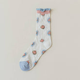 EXQUISITE CASUAL TRANSPARENT SOCKS_CWMS0563