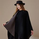 THICKENED CASHMERE SHAWL AND LONG CAPE_CWASC2139