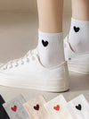 Cute Heart Cotton Ankle Socks Women Casual_Cwshb00069