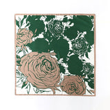 FLORAL PRINT SATIN SCARF FOR WOMEN LARGE SQUARE_CWASC0198