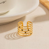 SIMPLE MULTI LAYERED OPEN RING WITH DIAMONDS_CWAJE1395