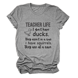 Womens Teacher Life I Dont Funny Tee_Cwttsl0487