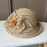 FLOWER HALF ROLL MESH SUN HAT_CWAB2902