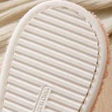 HOME SOLID COLOR CURLY COTTON SLIPPERS_CWSHS0827