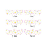 METALLIC FRECKLE FACE TATTOO STICKERS GOLD SILVER_CWMM8364