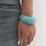 Textured Irregular Acrylic Cuff Bracelet_Cwmm3087