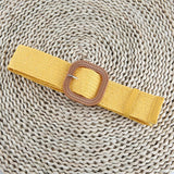 Cwabe0545_Vintage Braided Square Buckle Belt