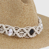 FASHIONABLE AND PERSONALIZED HOLLOW PANAMA HAT_CWAH1199