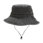 Washed Camo Cotton Bucket Hat For Outdoor Travel_Cwah3840