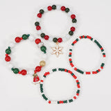 2024 NEW CHRISTMAS BEADED ELASTIC ROPE BRACELET_CWAJE2207