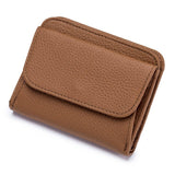 Trendy Soft Leather Short Wallet For Women_Cuab00365