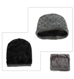 Velvet Suit Diamond Bib Pullover Hat Knit Hat