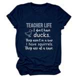 Womens Teacher Life I Dont Funny Tee_Cwttsl0487