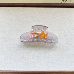 MINIMAL CLEAR BAG STARFISH CLAW CLIP OCEAN VIBES_CWAHA5825
