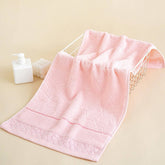 PURE COLOR COTTON QUALITY FLOWER THICK WOOL TOWEL_CWMM2299