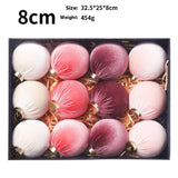 INS VELVET WRAPPED CHRISTMAS BALL GIFT SET_CWMM9866