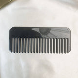 Vintage Black Acetate Hair Comb For Women_Cwmm6443
