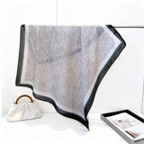 Fresh Herringbone Textured Satin Scarf_Cwasc03314