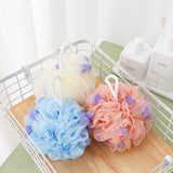 BATH POUF SPONGE BATH FLOWER SOFT BATH BALL_CWMM3330