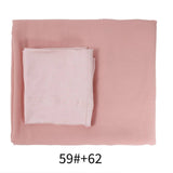 Two-Piece Chiffon Shawl And Headscarf_Cwasc2424