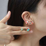 CHRISTMAS COLLECTION NECKLACE AND EARRING SET_CWAJE2836