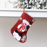 SEQUINED 3D SANTA CLAUS CHRISTMAS STOCKINGS_CWMS1422