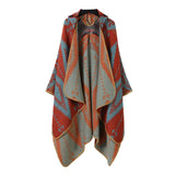 HOODED CAPE SCARF WEAR ETHNIC STYLE SHAWL_CWASC2269