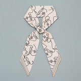 LONG BOHO SCARF HAIR RIBBON PURSE STRAP_CWASC0074