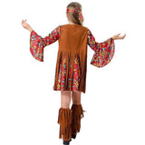 CHILDRENS HALLOWEEN DISCO HIPPIE DRESS SET_CWMM1513