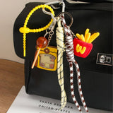 Toast Shaker Keychain With Lollipop Fries_Cwmm7755