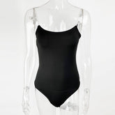 DIAMOND CHAIN SLIM FIT TOP SUSPENDER BODYSUIT_CWSBSSL0029