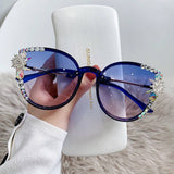 Women Fashionable Anti-Uv Rhinestone Sunglasses_Cwasg0189