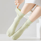SPRING AND SUMMER MACARON COLOR SOCKS_CWMS0597