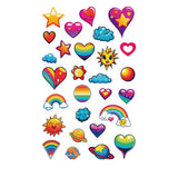 Whimsical Face Stickers Fruit Galaxy Tattoos_Cwmm8388