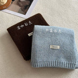 COLOR DOT KNIT SCARF COZY WINTER NECK WARMER_CWASC2304