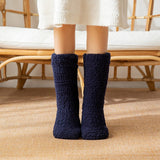 Winter Warm Leg Covers Plush Indoor Slippers_Cwms0706