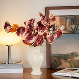 DRIED TONE BURNT EDGE ROSE BOUQUET FOR DECOR_CWMM6577