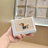 New Pu Embroidered Cartoon 3-Fold Wallet_Cwab06263