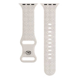 APPLE WATCH9 1 ENGRAVED CHECKERED SILICONE STRAP_CWWW0052