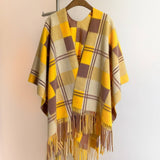 High-End Tassel Shawl Women Long Vintage Cape_Cwocasl00093
