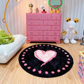 MACHINE WASHABLE HEART RUG SOFT ROOM FLOOR MAT_CWMM7400