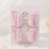 CUTE CARTOON GLITTER BOW HAIR CLIP SET_CWAHA6730
