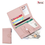 MULTIFUNCTIONAL PASSPORT BAG GENUINE LEATHER WALLET_CWAB3702