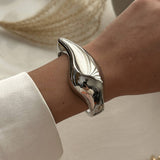 FASHIONABLE HIGH GRADE ALLOY OPEN BRACELET_CWMM3112