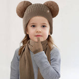 CHILDRENS HAT SCARF AND GLOVES THREE PIECE SET_CWMM2810