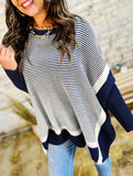 New autumn-winter pullover round neck sweater