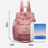 RETRO SOLID COLOR LARGE CAPACITY BACKPACK_CWAB2876