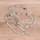 GREEN 108 BEADED BRACELETS WITH STRETCHY BANDS_CWAJE3926